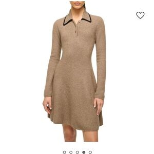 STAUD- Dujour Knit Fit & Flare Minidress